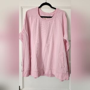 XXL lilly pulitzer pink sweatshirt with side zips